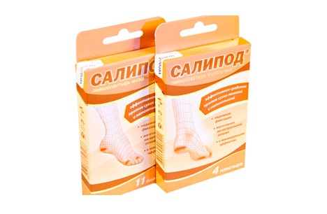 Салипод для борьбы с влажными и сухими мозолями